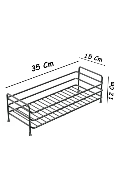 Paslanmaz Metal Çok Amaçlı Banyo. Mutfak Rafı Kozmetik . Takı Düzenleyici Organizeri