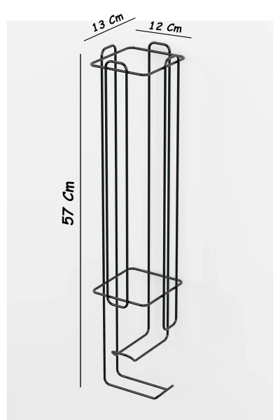 Yapışkanlı Tuvalet Kağıtlığı Şarjörü Wc Kağıtlık Yedekli Metal Tuvalet Kağıdı Tutacağı Askısı