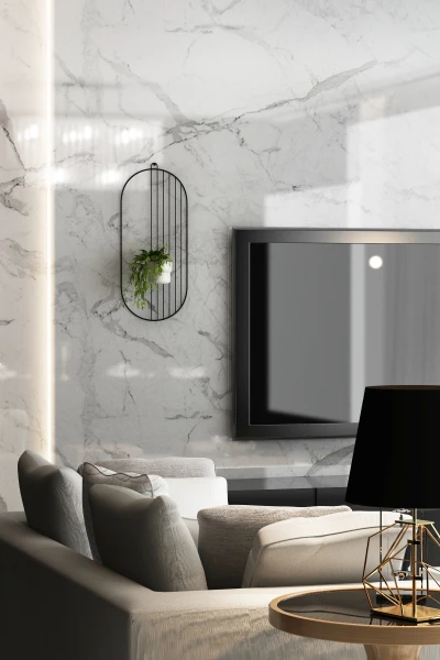 2 Li Metal Duvar Saksılığı Dekorasyon Saksı Oval Çiçeklik Standı Vazo Çiçek Krem