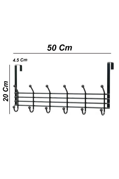 zabata Duvar Elbise Askılığı Kapı Arkası Askılık Portmanto Organizer Askı Metal