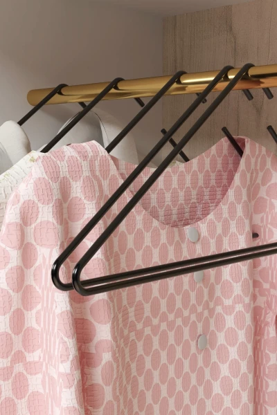 5 Adet Üçgen Dolap İçi Askı Metal Pantolon Askısı Kıyafet Askılığı Elbise Düzenleyici