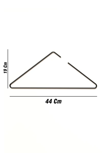 5 Adet Üçgen Dolap İçi Askı Metal Pantolon Askısı Kıyafet Askılığı Elbise Düzenleyici