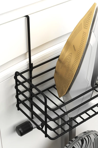 Kapı Arkası Ayarlanabilir Organizer Ütü ve Ütü Masası Askısı Ütü Düzenleyici Raf Ütü Askılığı