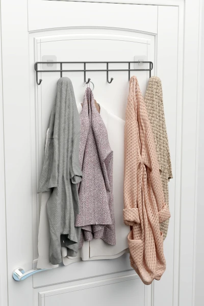 Yapışkanlı Metal Duvar Elbise Askılığı Kapı Arkası Askılık Portmanto Organizer Askı