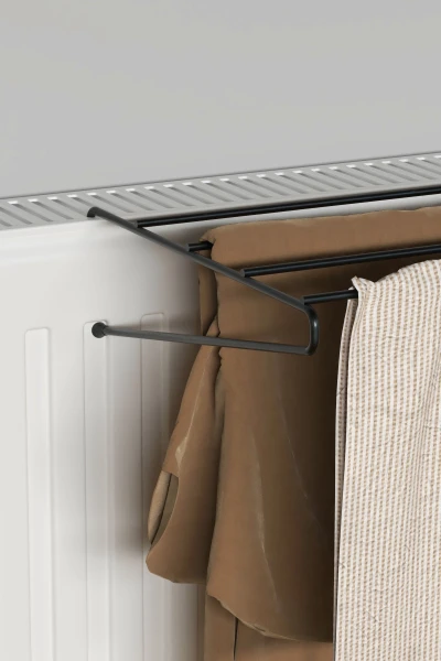 Petek Üstü Çamaşırlık 4 Sıralı Katlanabilir kalorifer Çamaşır Kurutmalık Kıyafet Askısı