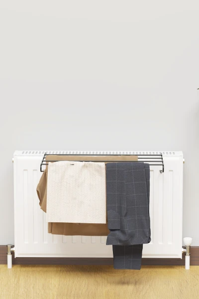 Petek Üstü Çamaşırlık 4 Sıralı Katlanabilir kalorifer Çamaşır Kurutmalık Kıyafet Askısı