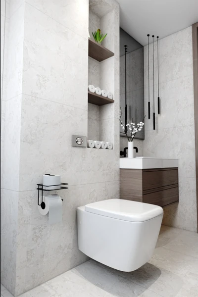 Yapışkanlı Tuvalet Kağıtlığı Tutacağı Askısı Mat Siyah Metal Tuvalet Kağıtlık