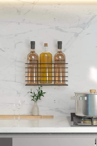 Yapışkanlı Yağdanlık Rafı