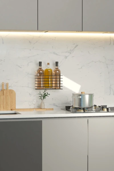 Yapışkanlı Yağdanlık Rafı