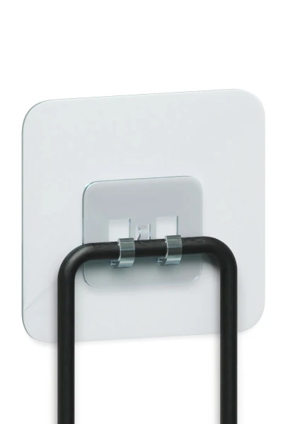 7x7 CM Süper Güçlü Yapışkanlı Banyo Askısı Yedek 4 Adet Sticker Raf Tutucu Askı