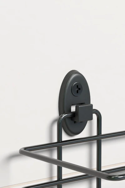 4 Adet Metal Raflar İçin Vidalama Aparatı + Vida + Dübel Seti