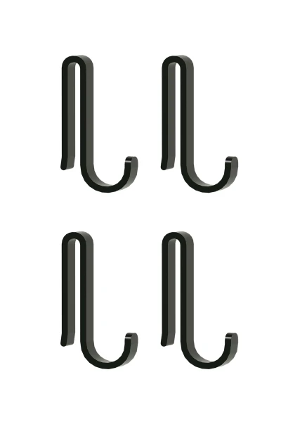 4 Adet Metal Raflar İçin Vidalama Aparatı + Vida + Dübel Seti