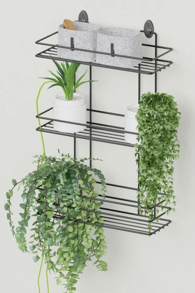 4 Adet Metal Raflar İçin Vidalama Aparatı + Vida + Dübel Seti